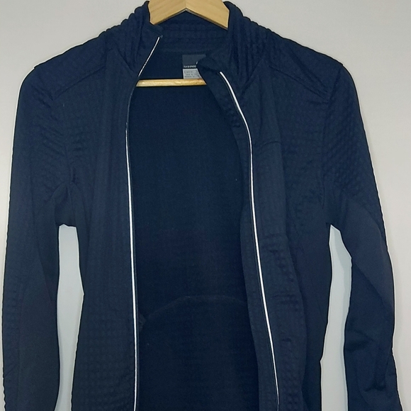 Nike Sphere Thermal Jacket Women's Size S black Waffle Weave Thumb Holes - Picture 3 of 5